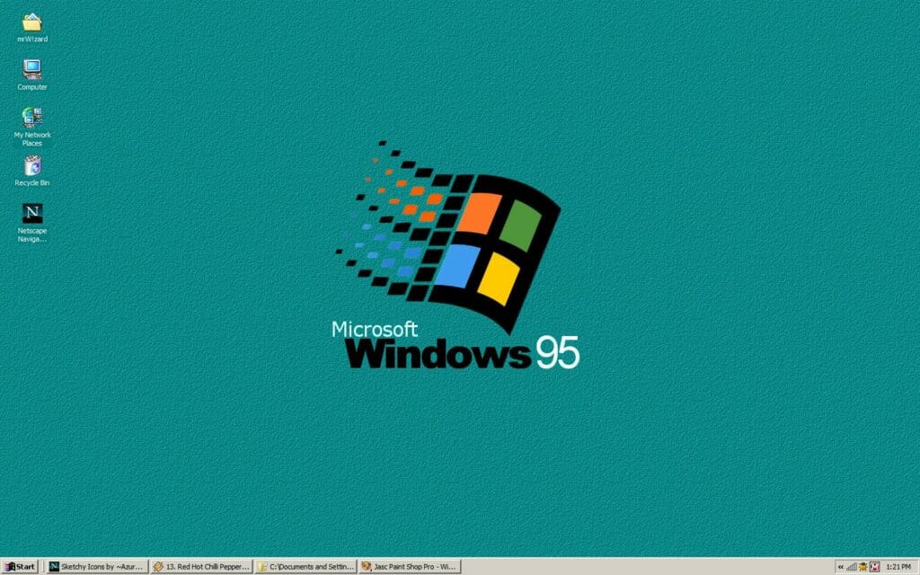 在浏览器上体验完整的windows 95